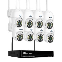 5MP WiFi kamerový set, 8 otočných kamer, Ese