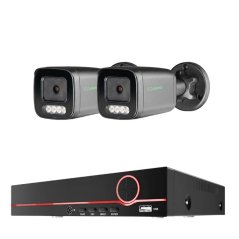 8MP IP PoE kamerový set, 2 kamery, ColorVu, XM