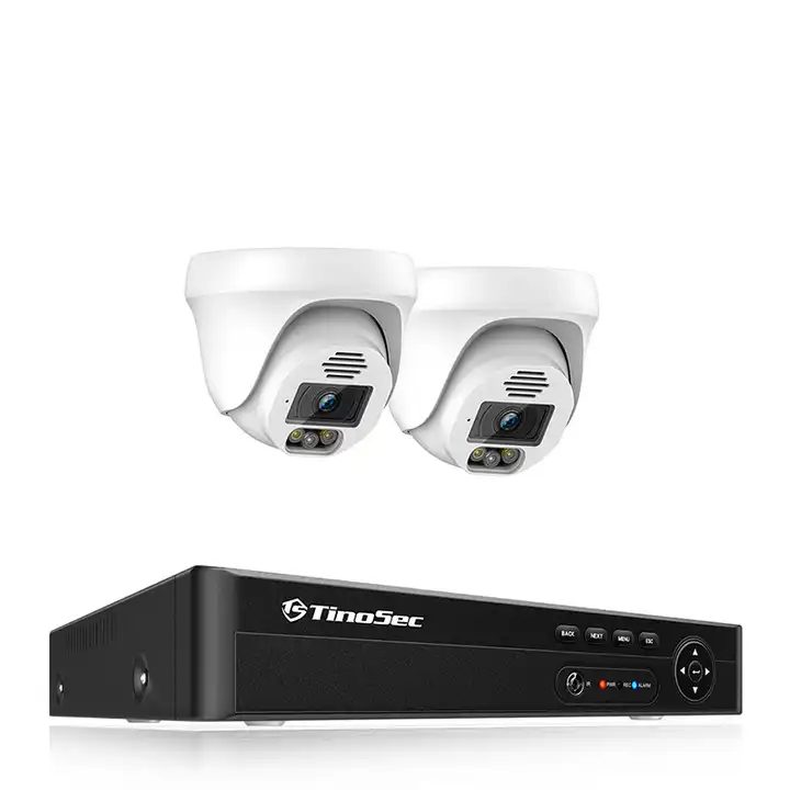 8MP IP POE kamerový set, 2 turret kamery, XM