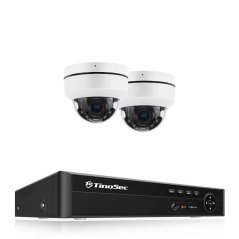 8MP IP PoE kamerový set, 2 PTZ DOME kamery, 4x zoom, XM