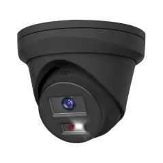8MP IP PoE kamerový set, 2 turret černé kamery, H