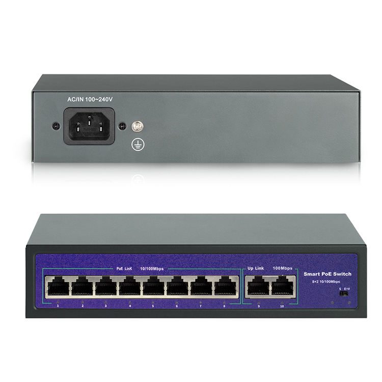 POE Switch 48 V - Počer portů: 4 porty