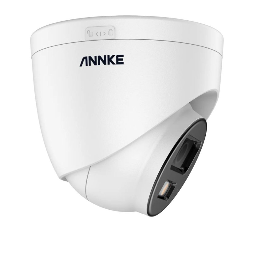 8MP IP PoE turret kamera, bílá, H