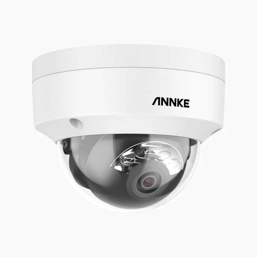 12MP IP PoE antivandal turret kamera, bílá, H