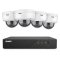 5MP IP PoE kamerový set, 4 DOME antivandal kamery, Hik