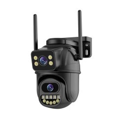 6MP duální otočná WiFi kamera, černá, iCs