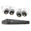 12MP IP PoE turret kamera, bílá, H