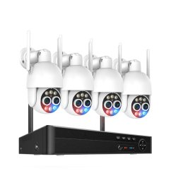 8MP WiFi kamerový systém, 4 otočné DUAL kamery, XM