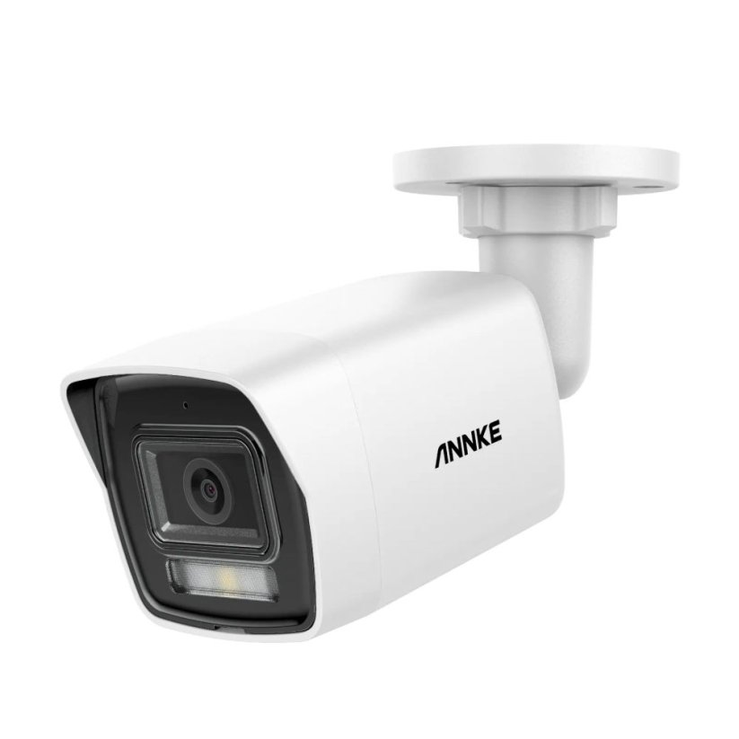 8MP IP PoE pevná kamera, bílá, Hik