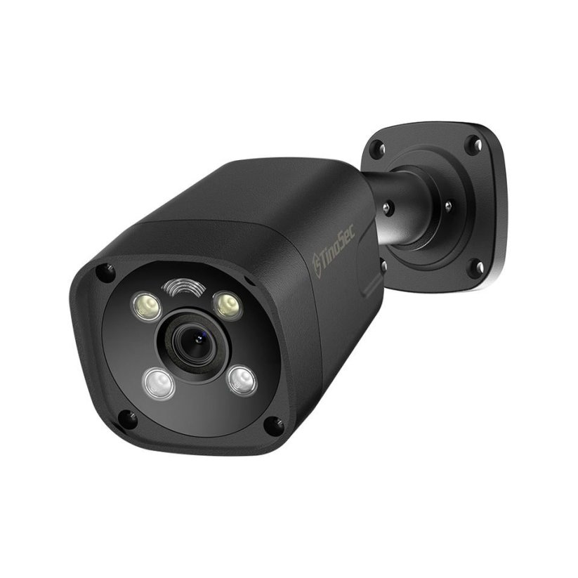 8MP IP PoE pevná kamera, černá, XM