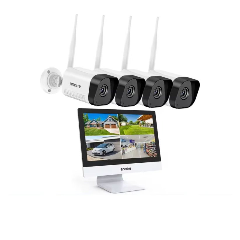 5MP WiFi kamerový systém s 12" LCD monitorem, 4 kamery, Ese