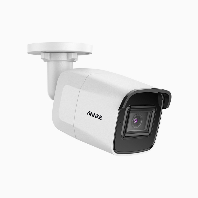 5MP IP PoE pevná kamera, bílá, bullet, H
