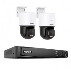 5MP IP PoE kamerový set, 2 PTZ NightChroma kamery