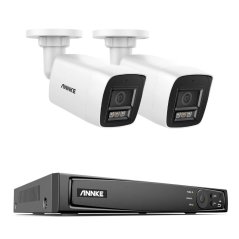 12MP IP PoE kamerový set, 2 pevné kamery, H