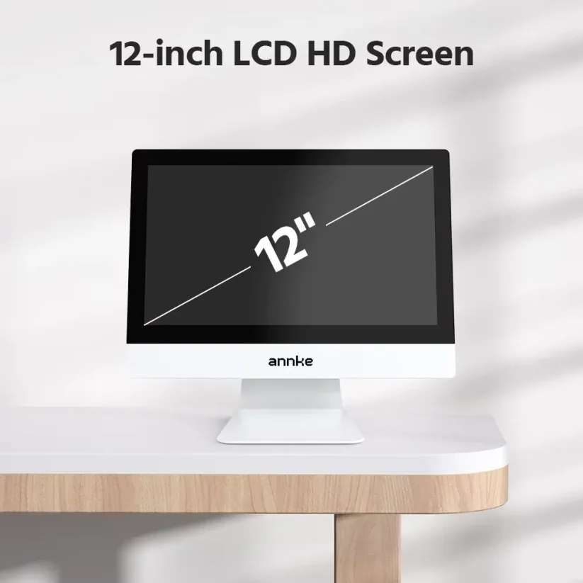 5MP WiFi kamerový systém s 12" LCD monitorem, 4 kamery, Ese