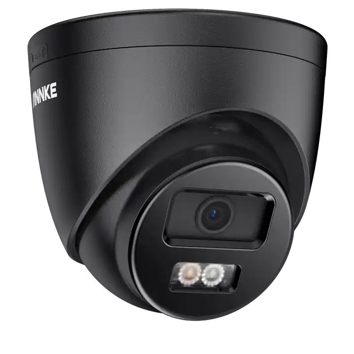 5MP IP PoE kamerový set, 6 turret černých kamer, H