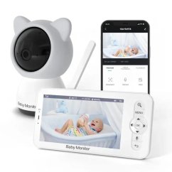Dětská chůvička s monitorem, otočná, Clou