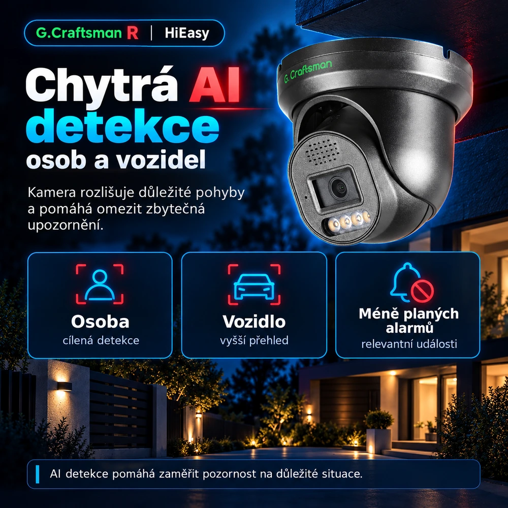 AI detekce osob a vozidel