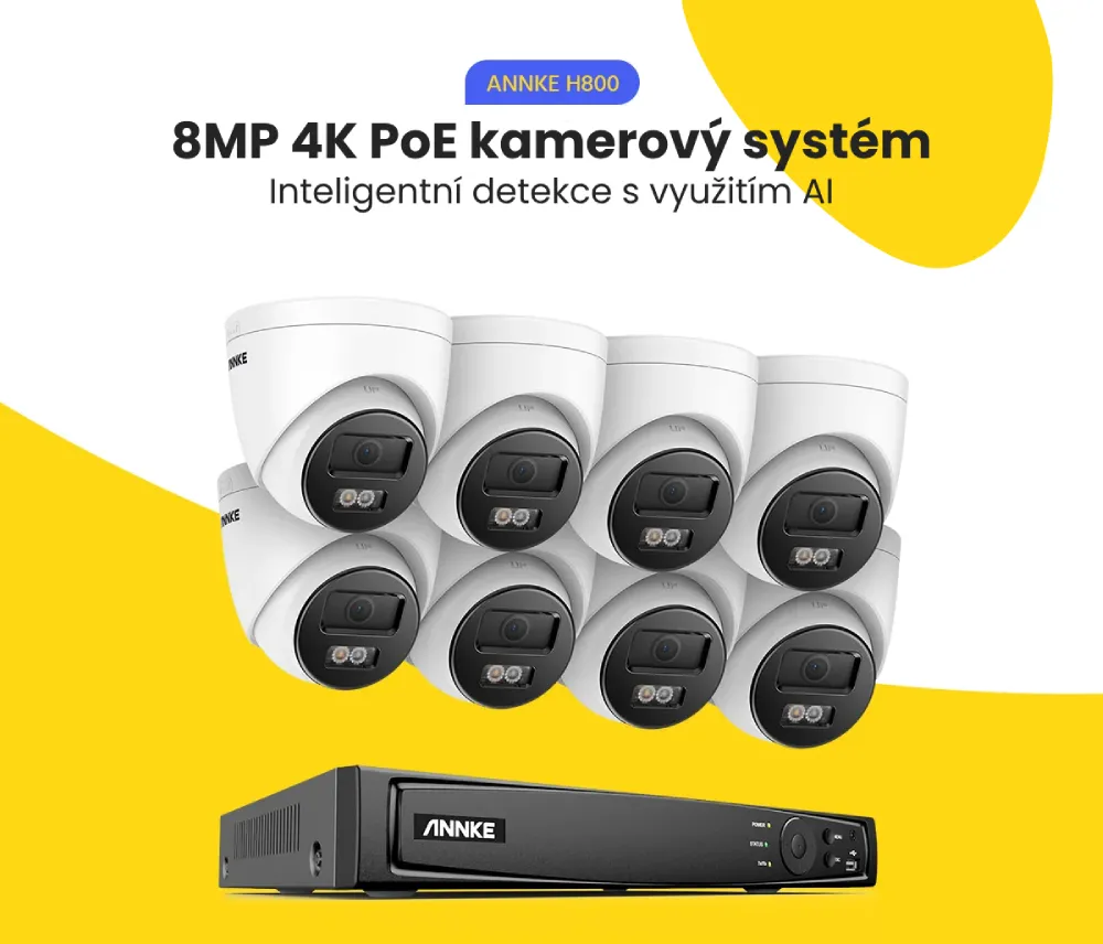 ANNKE H800 dokonalý kamerový 4K systém