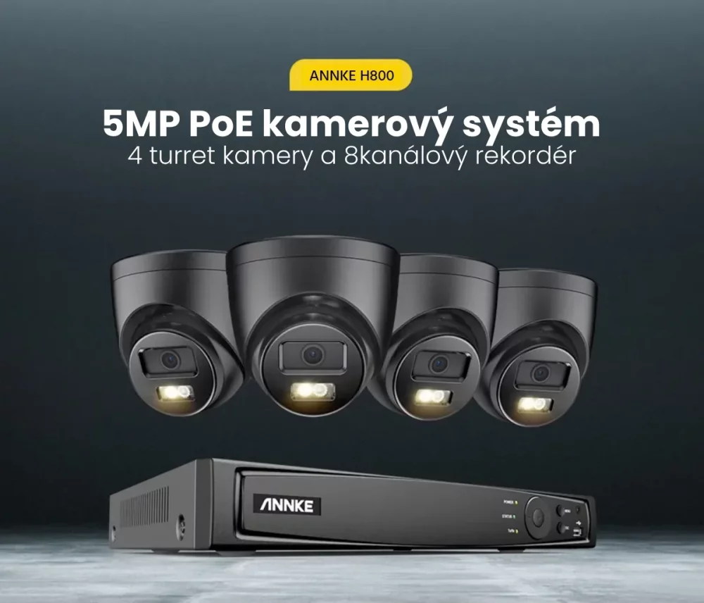 ANNKE H800 dokonalý kamerový 3K systém