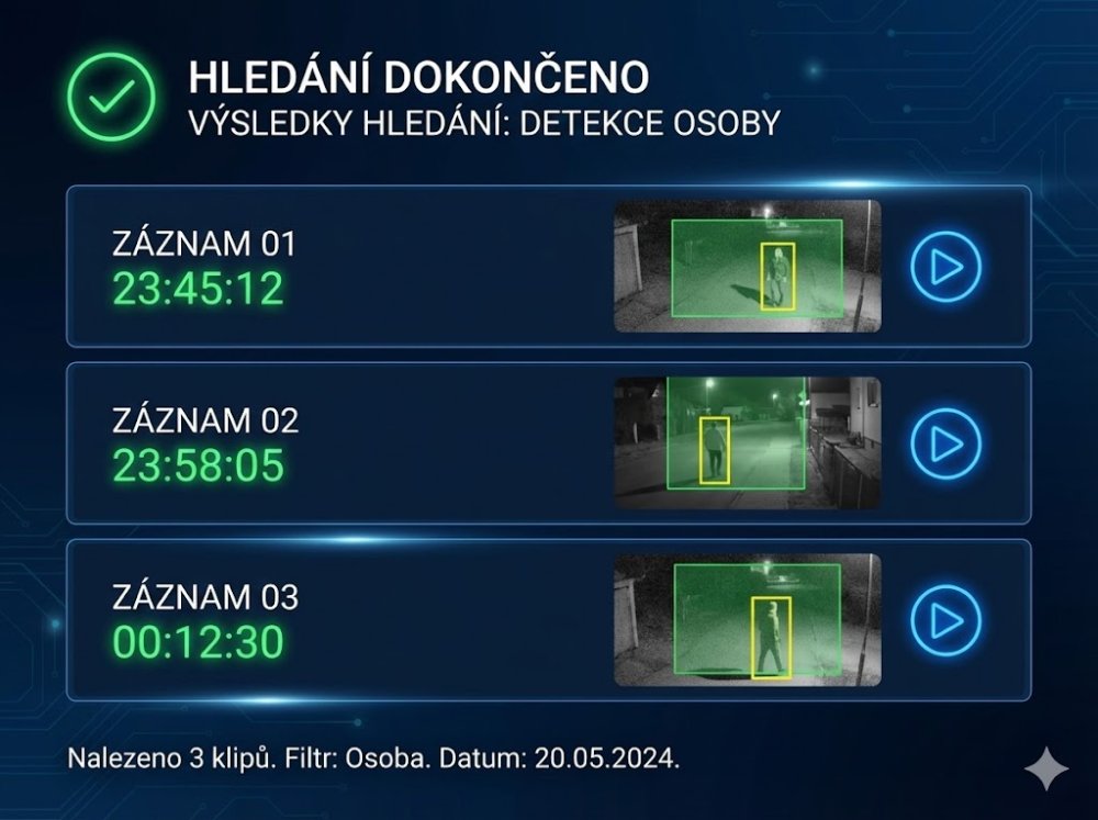 Chytré vyhledávání v záznamu