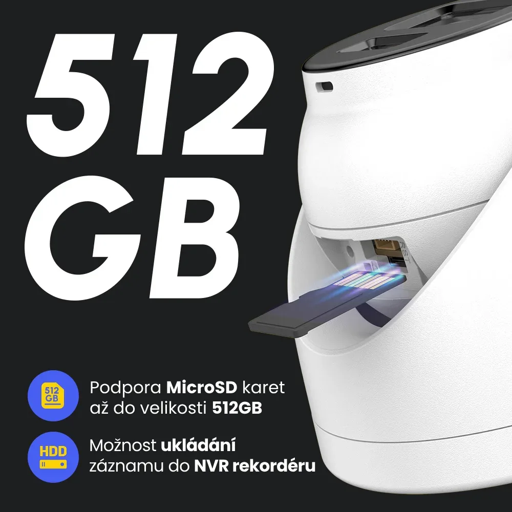 ANNKE C1200 - podpora microSD karet 512GB