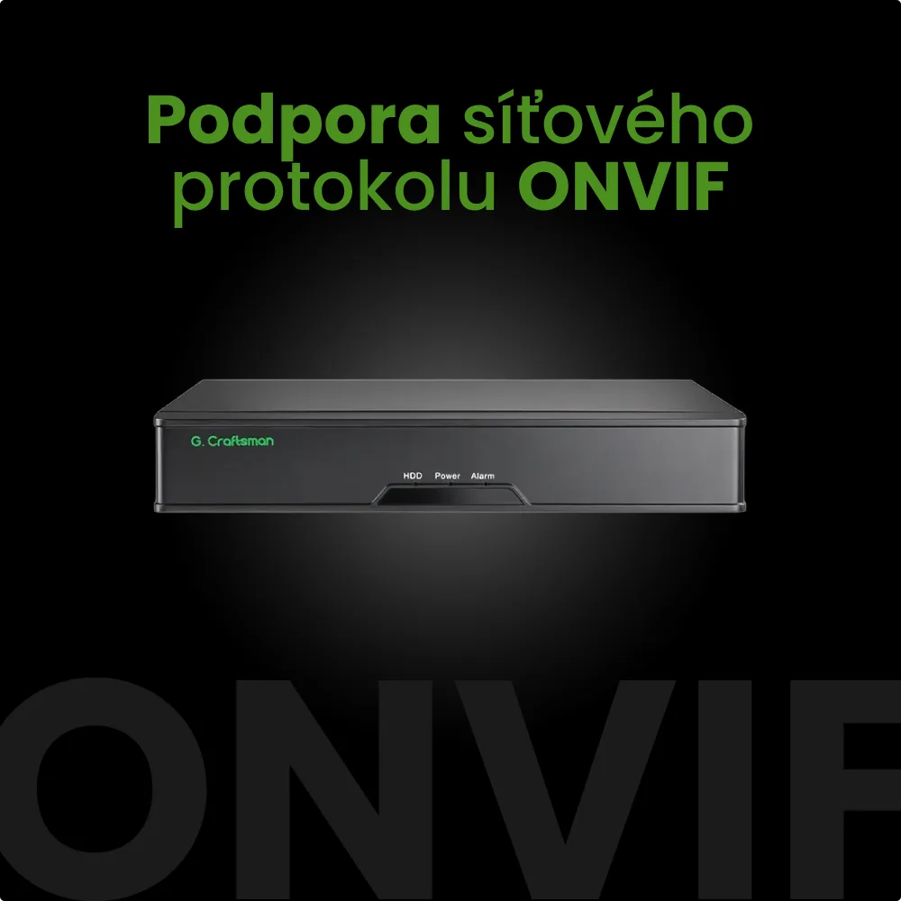12MP Poe NVR jednotka VideoLink  - ONVIF kompatibilita