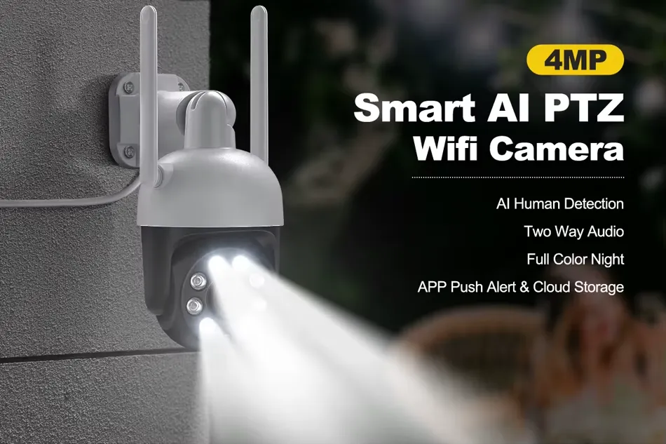 4MP WiFi otočná kamera