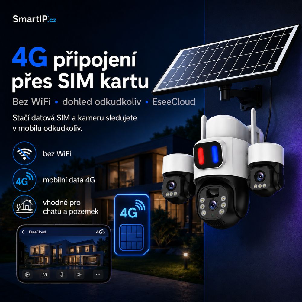 4G SIM připojení bez WiFi