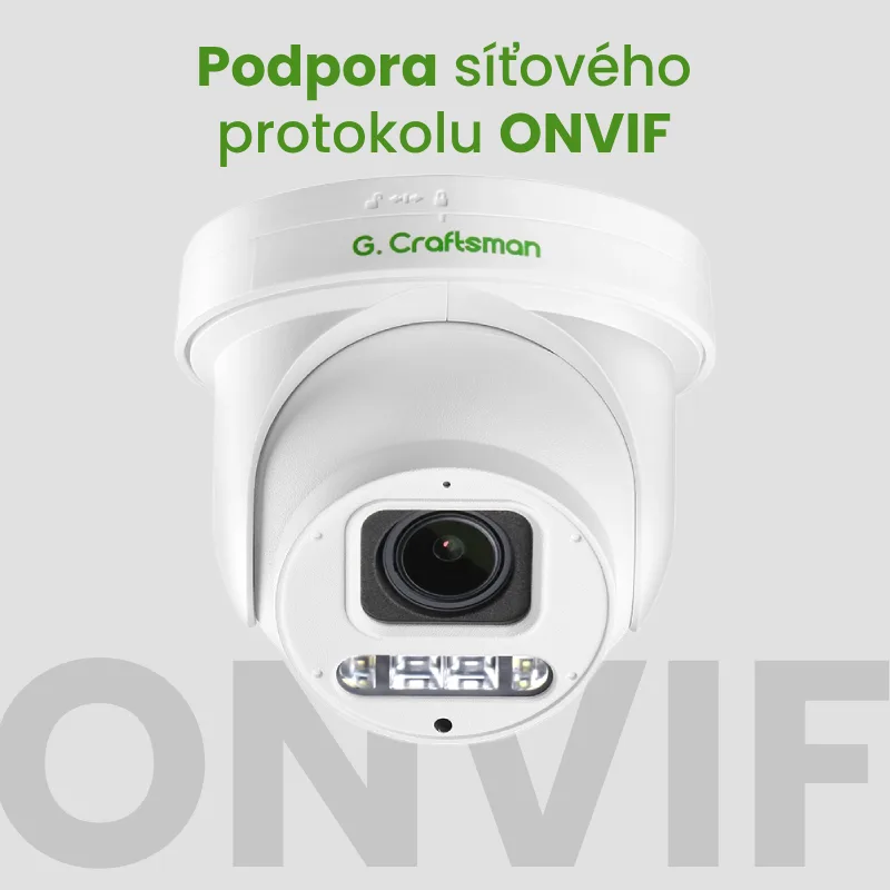 Hik IP PoE PTZ kamera - Podpora ONVIF protokolu