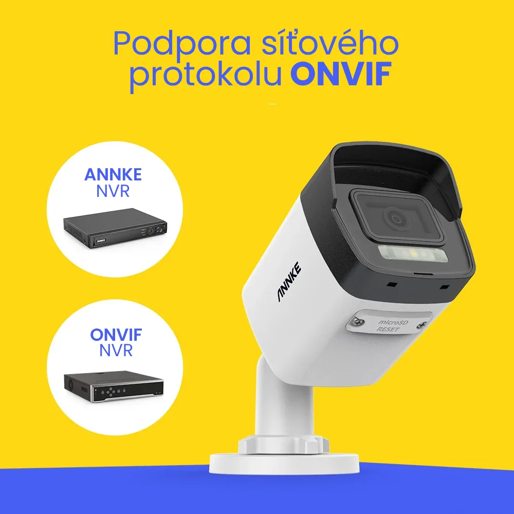 ANNKE C1200 - Podpora ONVIF protokolu